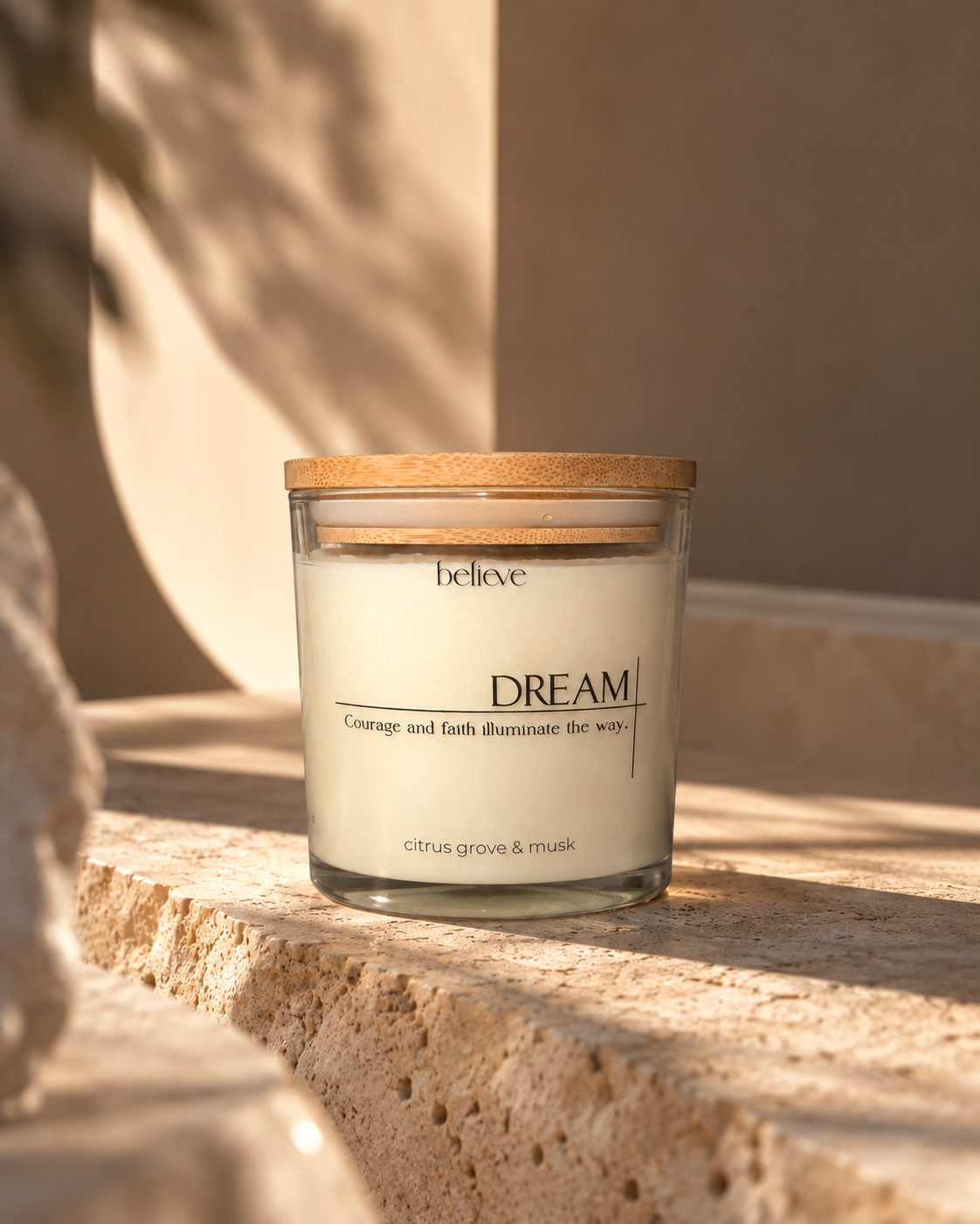 DREAM Candle | Citrus & Musk Scented Candle