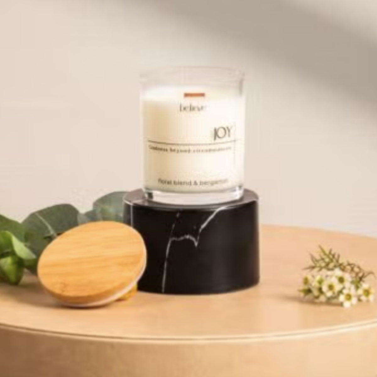 JOY Candle | Citrus & Floral Scented Candle
