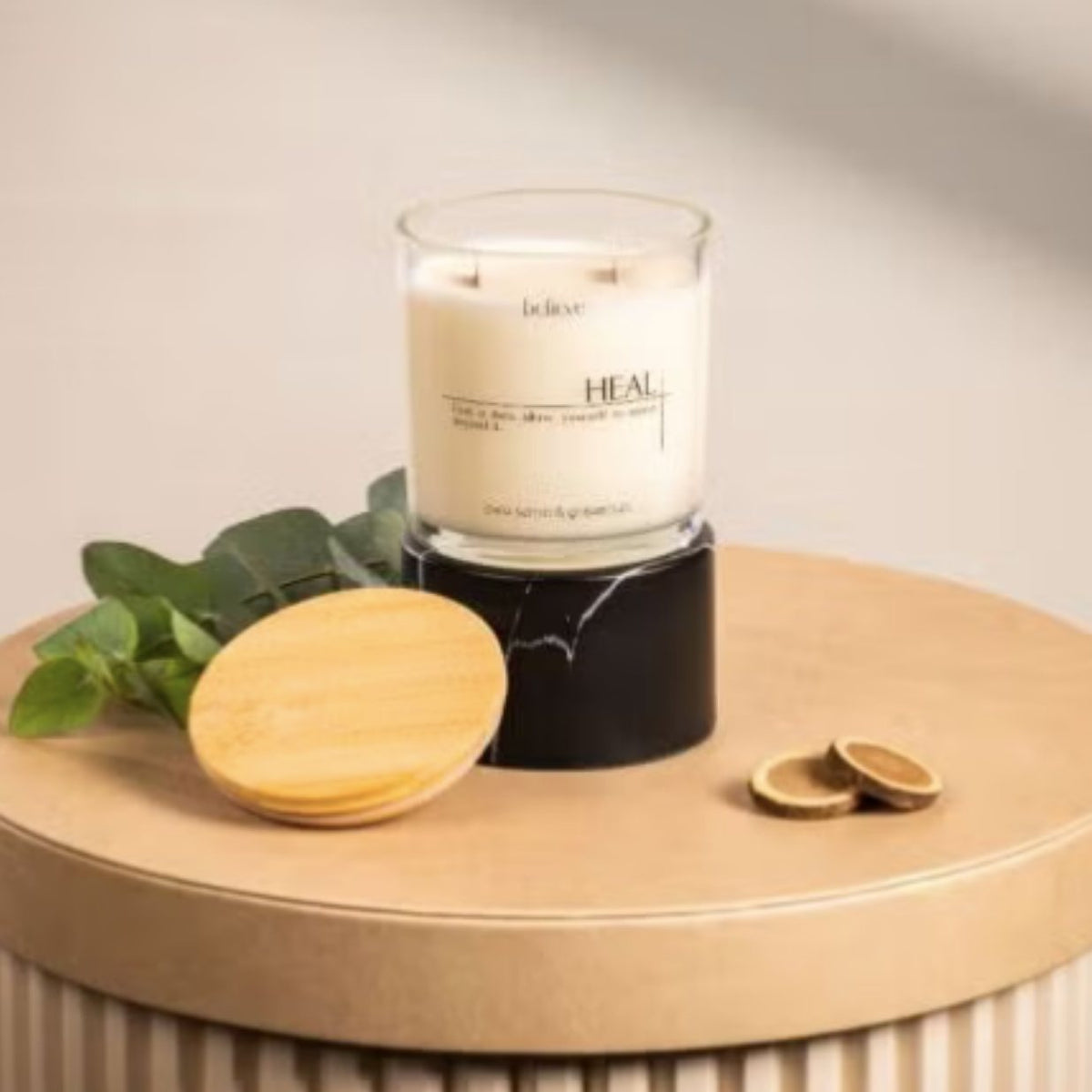 HEAL Candle | Palo Santo & Grapefruit Scented Candle