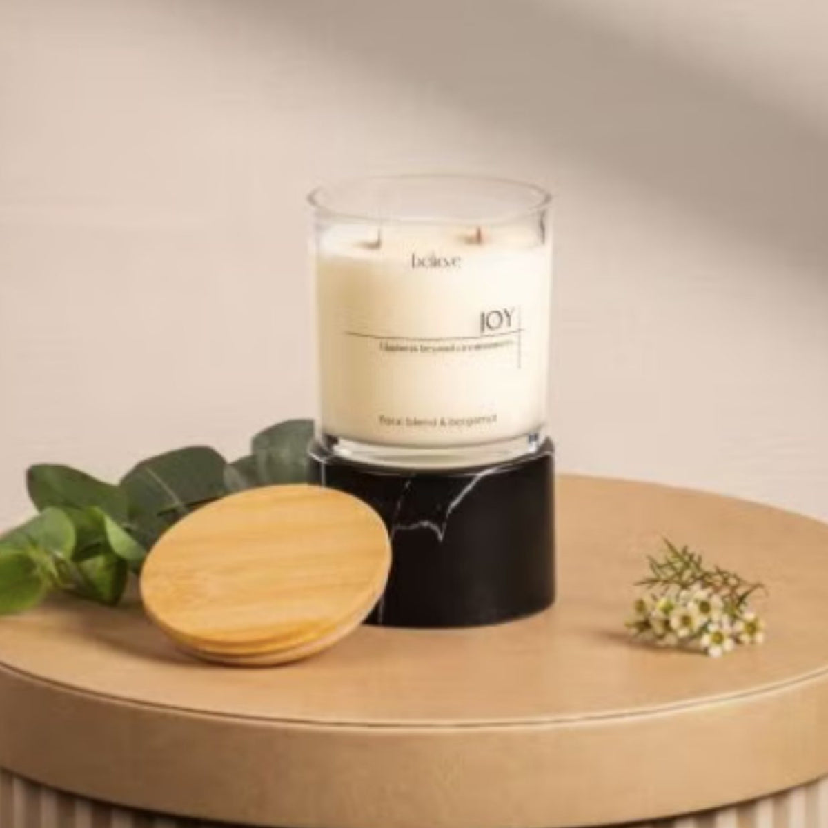 JOY Candle | Citrus & Floral Scented Candle